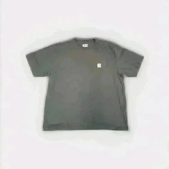 Carhartt Tee T Shirt Mens Size XL Green Short Sleeve Loose Fit Pocket Workwear - Picture 1 of 6